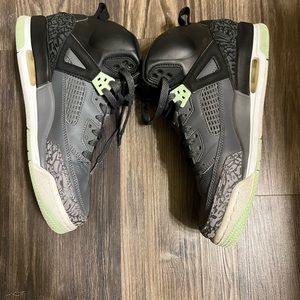 Charcoal Gray and Sage color Jordan’s